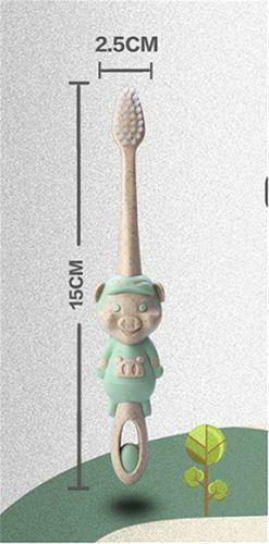 Wheat Straw Children Soft Toothbrush details(001)