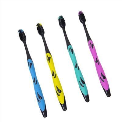 مسواک زغالی برای بزرگسالان با سر قلم مو باریک